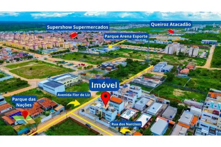 Apartamento com 2 Quartos para alugar, 119m² no Parque das Nações, Parnamirim