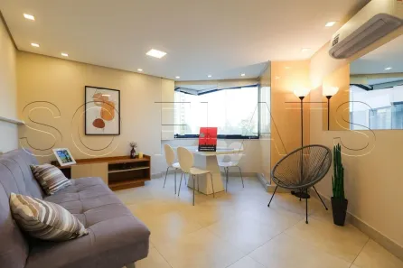 Apartamento com 1 Quarto para alugar, 42m² no Paraíso do Morumbi, São Paulo