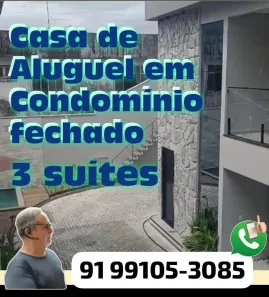 Casa de Condomínio com 3 Quartos para alugar, 124m² no Parque Verde, Belém