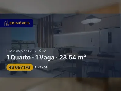 Apartamento com 1 Quarto à venda, 23m² no Praia do Canto, Vitória