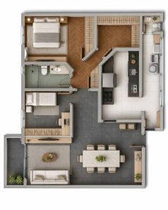 Apartamento com 2 Quartos à venda, 100m² no Centro, Campinas