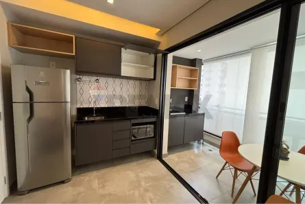 Apartamento com 1 Quarto para alugar, 33m² no Pinheiros, São Paulo