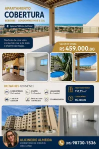 Cobertura com 3 Quartos à venda, 120m² no , Beberibe