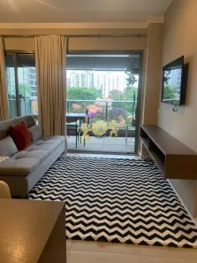 Apartamento com 1 Quarto para alugar, 40m² no Brooklin Paulista, São Paulo