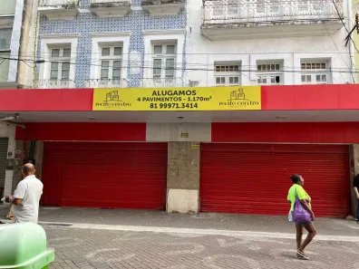 Ponto Comercial para alugar, 350m² no Santo Antônio, Recife