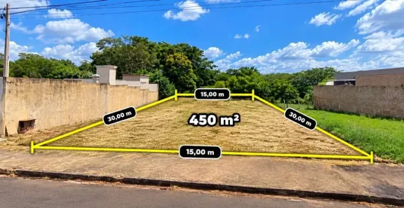 Lote/Terreno à venda, 450m² no Jardim Tarraf II, São José do Rio Preto