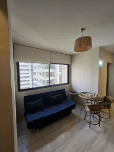 Flat com 1 Quarto para alugar, 35m² no Indianópolis, São Paulo