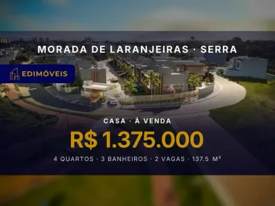 Casa com 4 Quartos à venda, 137m² no Morada de Laranjeiras, Serra