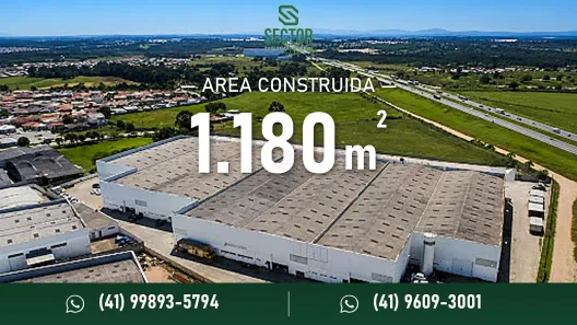 Galpão/Depósito/Armazém para alugar, 1180m² no Rio Pequeno, São José dos Pinhais