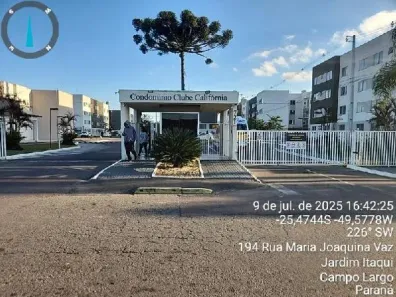 Apartamento com 2 Quartos à venda, 40m² no Jardim Itaqui, Campo Largo
