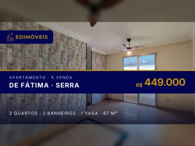 Apartamento com 3 Quartos à venda, 67m² no de Fátima, Serra