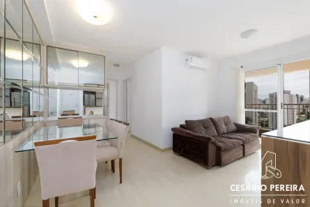 Apartamento com 2 Quartos para alugar, 62m² no Portão, Curitiba