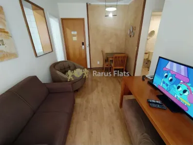 Flat com 2 Quartos para alugar, 55m² no Cidade Monções, São Paulo