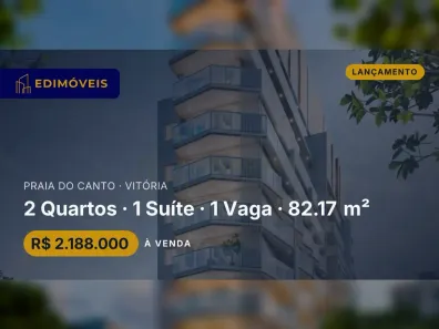 Apartamento com 2 Quartos à venda, 83m² no Praia do Canto, Vitória