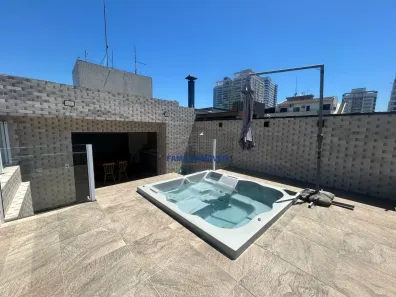 Cobertura com 3 Quartos para venda ou aluguel, 140m² no Aparecida, Santos