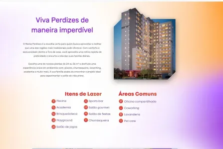 Apartamento com 2 Quartos à venda, 36m² no Vila Anglo Brasileira, São Paulo