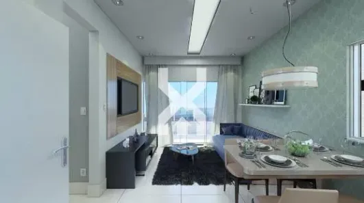 Apartamento com 2 Quartos à venda, 53m² no Cabral, Contagem