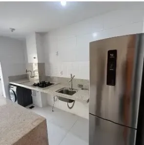 Apartamento com 2 Quartos para alugar, 51m² no Alto do Calhau, São Luís