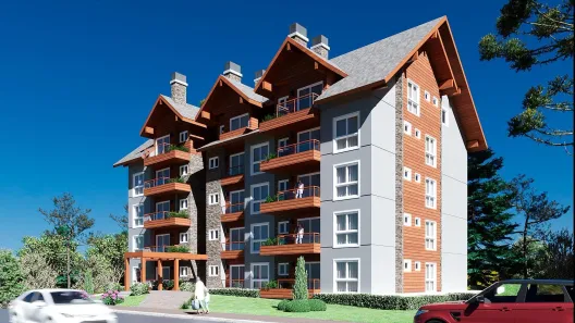 Apartamento com 1 Quarto à venda, 51m² no Dutra, Gramado