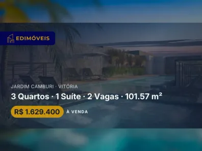 Apartamento com 3 Quartos à venda, 101m² no Jardim Camburi, Vitória