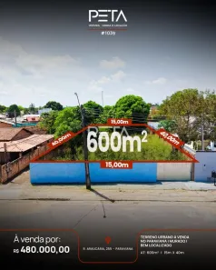 Lote/Terreno à venda, 600m² no Paraviana, Boa Vista