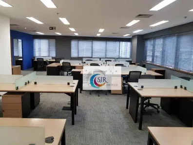 Sala Comercial para alugar, 258m² no Cidade Monções, São Paulo