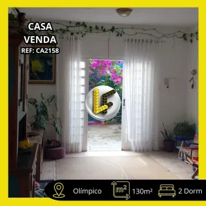 Casa com 2 Quartos à venda, 130m² no Olímpico, São Caetano do Sul