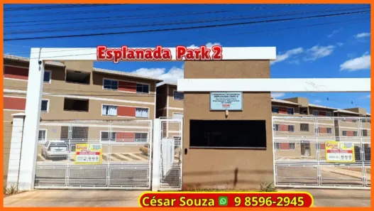Apartamento com 2 Quartos para alugar, 44m² no Parque Esplanada II, Valparaíso de Goiás