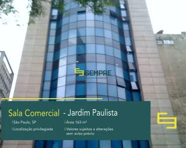Sala Comercial para alugar, 163m² no Cerqueira César, São Paulo