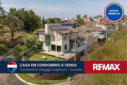Casa de Condomínio com 6 Quartos à venda, 281m² no Villaggio Capríccio, Louveira
