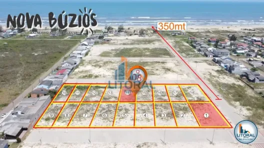 Lote/Terreno à venda, 360m² no Nova Búzios, Balneário Arroio do Silva