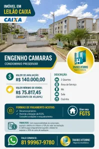 Apartamento com 2 Quartos à venda, 41m² no Alberto Maia, Camaragibe