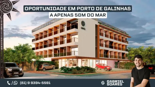 Apartamento com 1 Quarto à venda, 20m² no Merepe Um, Ipojuca