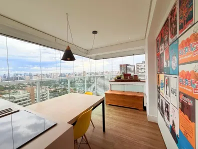 Apartamento com 1 Quarto para alugar, 44m² no Brooklin Paulista, São Paulo