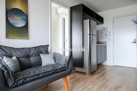 Apartamento com 1 Quarto para alugar, 28m² no Brooklin Paulista, São Paulo