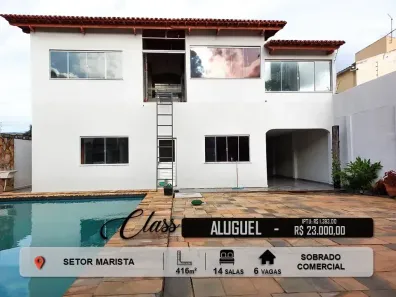 com 14 Quartos para alugar, 416m² no Setor Marista, Goiânia