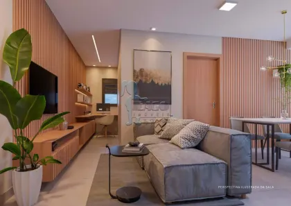 Apartamento com 2 Quartos à venda, 56m² no Jardim Olhos D´Água I, Ribeirão Preto