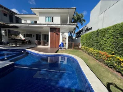 Casa de Condomínio com 4 Quartos à venda, 342m² no Alphaville (Abrantes), Camaçari