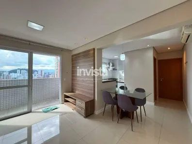 Apartamento com 2 Quartos para alugar, 80m² no Gonzaga, Santos