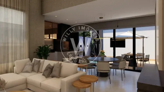 Casa de Condomínio com 3 Quartos à venda, 252m² no Parque Residencial Damha, Presidente Prudente