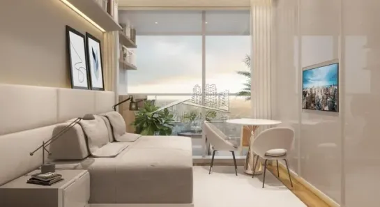 Apartamento com 1 Quarto à venda, 34m² no Centro, Curitiba