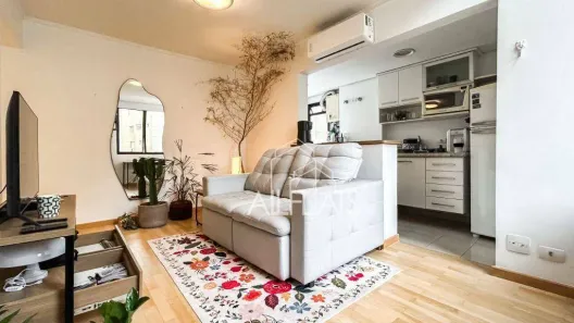Apartamento com 1 Quarto para venda ou aluguel, 49m² no Vila Olímpia, São Paulo