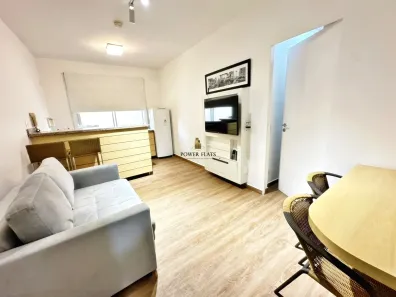 Apartamento com 1 Quarto para alugar, 35m² no Pinheiros, São Paulo