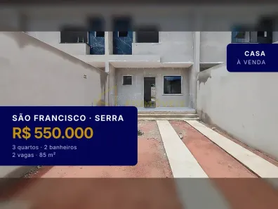 Casa com 3 Quartos à venda, 85m² no São Francisco, Serra