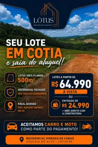 Lote/Terreno à venda, 500m² no Chácara Belverde, Vargem Grande Paulista