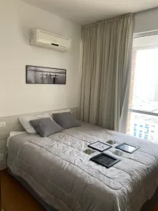 Flat com 1 Quarto para alugar, 39m² no Cidade Monções, São Paulo