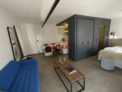 Flat com 1 Quarto para alugar, 45m² no Itaim Bibi, São Paulo