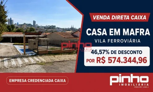 Casa com 3 Quartos à venda, 70m² no Vila Ferroviária, Mafra