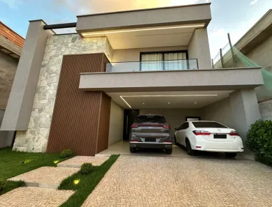Casa de Condomínio com 4 Quartos à venda, 284m² no Residencial Villagio Toscana, Goiânia