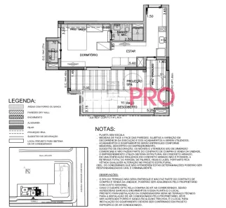Apartamento com 1 Quarto à venda, 58m² no Santo Amaro, São Paulo